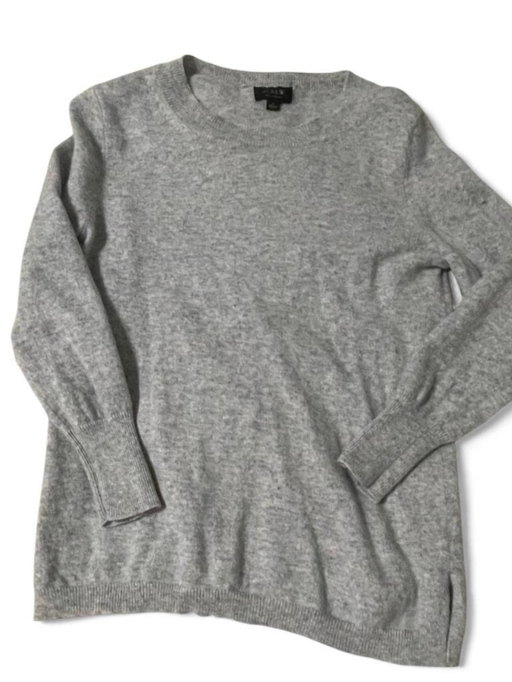 J. Crew Men's Light Gray Crewneck Sweater